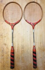 TWO Vintage The Falcon Don Budge Badminton Racquets (Made in Japan)