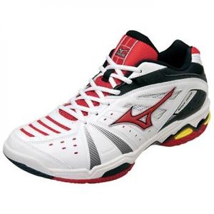 Mizuno Tennis Shoes WAVE DUAL WIDE 4 6KD355 White X red / black