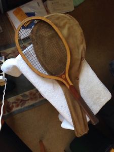 Vintage Narragansett Machine Co Knickerbocker Tennis Racket Providence RI