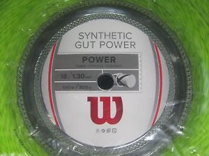 Wilson Synthetic Gut POWER GREEN 16g Reel 660ft 200m Free USA SHIP