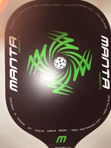 Tornado F5 Pickleball Paddle by Manta New w/ Warranty Green And Black. Graphite