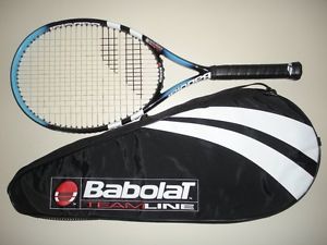 BABOLAT PURE DRIVE TEAM OS 110 TENNIS RACQUET 4 3/8  27.5
