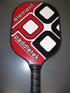 Paddletek Element Pickleball Paddle Red/Black/White
