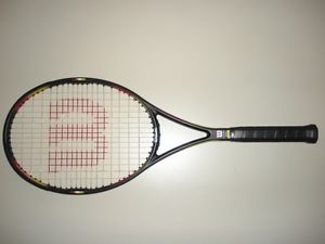 WILSON PRO STAFF 6.1 CLASSIC MP 95 TENNIS RACQUET 4 3/8  (NEW STRINGS)