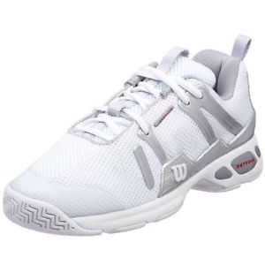 Wilson Tour Spin W Womens Tennis Shoe,White/Silver/Red,12 M US
