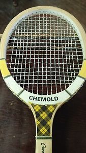 Vintage Chemold Owen Davidson Tennis Racket Plaid