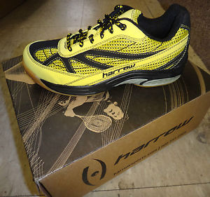 Men's Sneakers Harrow Sneak Indoor Court Shoe US size 7 yellow black