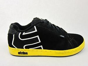 Men's Etnies Black and Yellow Tennis Shoes Size 11 US