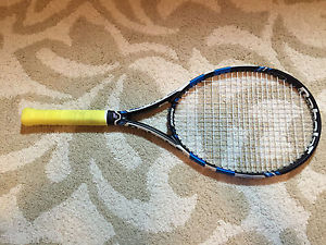 Babolat Pure Drive + Plus 2015 tennis racquet - 4 1/4 grip 2 - Strung, cover