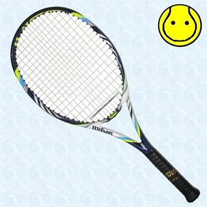 Excellent Wilson Juice 108 STRUNG Tennis Racquet - 4-3/8 Grip