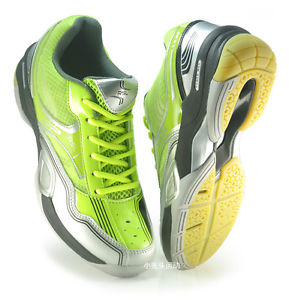 RSL 01017 Mens Badminton Squash Volleyball indoor court shoes Green Orange