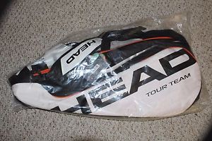 HEAD Tour Team Combi Racquet Bag Silver and Black
