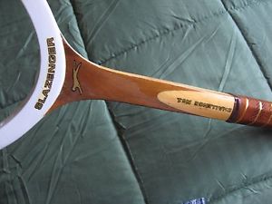 Slazenger Challenge No. 1 Tennis Racquet Made in England 4 5/8 Medium Leather