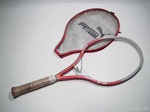 VTG 1980s PUMA RED PCS Tennis Racket BB Boris Becker Super Top Midsize Winner