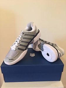 Men's K Swiss Hypercourt Express White/Grey - 11 US (Tennis Shoes)