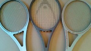 Vintage Head Arthur Ashe Competition, Comp 2,and Comp Edge Tennis Racquet Racket