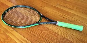 PRINCE PRO COMP SPORT WideBody TENNIS RACQUET w/ Strings Oversize sz. 4 1/2