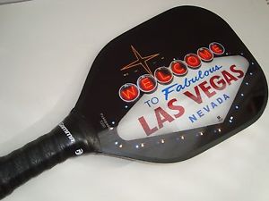 PICKLEBALL PADDLE LAS VEGAS SIGN PICKLEPADDLE T200 TAPERED DESIGN LIGHT FAST