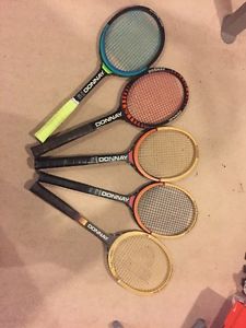 Donnay Borg Pro Allwood Tennis Racquet Lot