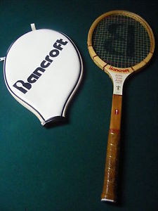 Vintage Billie Jean King Bancroft Champion Model Wooden Tennis Racquet.