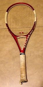 Wilson NCode N5 Tennis Racket Red 4 3/8