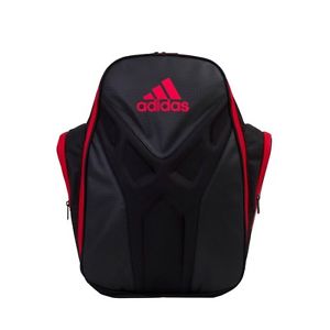 MOCHILA DE PADEL ADIPOWER CTRL  NEGRO CON ROJO  - PALETERO - ADIDAS
