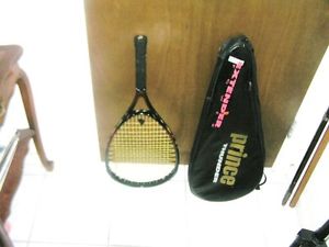 PRINCE Extender Thunder 880pl Tennis Racket Oversize Vtg Racquet 4 1/2 + cover