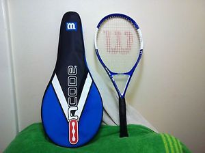 Wilson  NCode N4 Tennis Racquet  Grip Size 4 3/8  With Matching Factory Cover