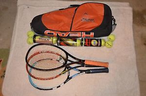 Head Tour Series i.Radical - Babolat Pure Drive Team - Yonex Pro RD70 Racquets