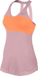 NIKE TENNIS Womens Maria SHARAPOVA TUNIC TOP New SMALL Orange Pink Dress 598221