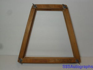COMPLETE ANTIQUE EARLY A G SPALDING & BROTHERS WOOD TENNIS RACQUET PRESS HOLDER