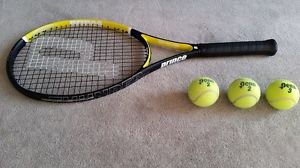Prince  Tennis & Racquet Sport  model Scream 105 Yellow / Black color - used