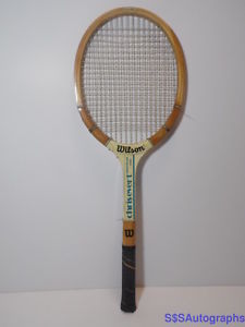 1970s Retro VINTAGE CHRIS EVERT WILSON AMERICAN STAR WOOD TENNIS RACQUET RACKET