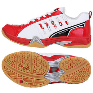 Wilson 2016 Women's PUNA 1300 Badminton Shoes Red/White PUNA1300