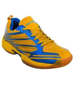Vector X CS-2005 Yellow/Blue Tennis Shoes