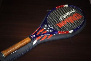 wilson pro staff tour classic star & stripes jim courier