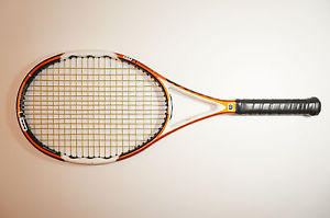 WILSON NCODE TOUR NTOUR 95 MIDPLUS JUSTINE HENIN TENNIS RACKET  4 1/4 L2 EU2