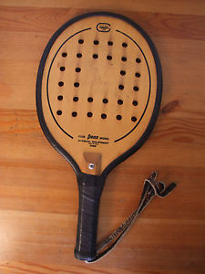 VTG Penn Club Model General Tire Wood Paddleball Beach Tennis Racquet Paddle USA