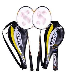 Silver'S 2 Legend Badminton Rackets With 3/4Th 2 Covers,1 Marvel Shuttle Cock