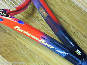 Prince Longbody ThunderBolt 800pl Midplus NEW STRINGS Racket 4 5/8" Bolt Racquet