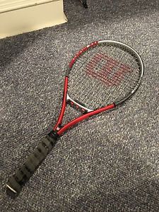Wilson Grand Slam Titanium tennis racquet w/ cover 4 1/2