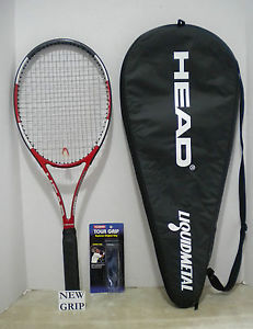 Head Liquidmetal Prestige MidPlus 93 Tennis Racquet 4 1/2-Czech Rep. + EXCELLENT