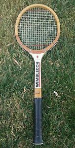 WIMBLEDON "Rick Kaye" very old tennis racket from the 1970s