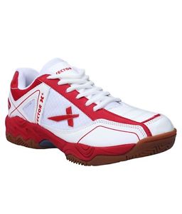 Vector X Ts-1045 ( White/Red) Court Shoe
