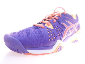 Asics Gel-Resolution 6 Womens Tennis Shoes Lavender/Hot Coral/Nectarine Size 7.5
