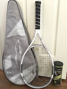 Dunlop M-Fil 700 Tennis Racquet 7 Hundred 4 1/4 with case and Balls *Extra