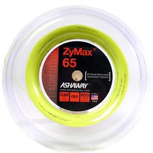 Ashaway ZyMax 65 Yellow Color Badminton String Reel - 660 feet / 200 meters
