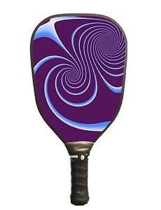 Pickleball Paddle - Purple Swirls