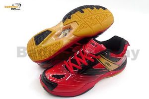 Apacs Cushion Power 059 Red Badminton Squash Indoor Court Shoes Wide Toe