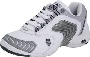 K-SWISS Womens Glaciator Scd Tennis Shoe,White/Platinum/Navy,5.5 M